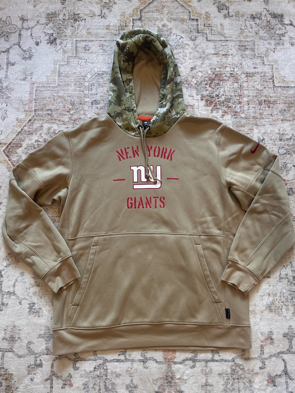 Nike NFL New York Giants Camo Hooded Sweatshirt
